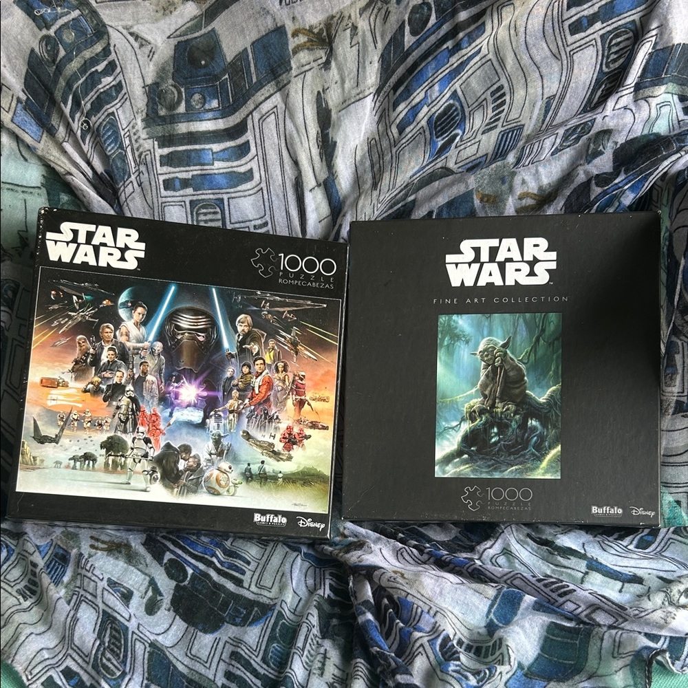 NIB 2 Star Wars 1000 pieces Bundle